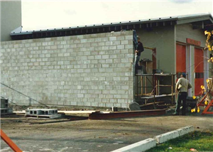 The construction of a third apparatus bay